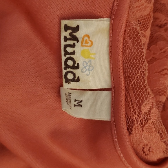 Muddy orange lace dress M - Picture 4 of 4